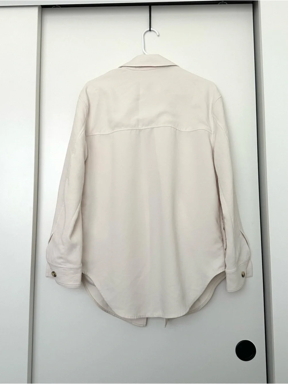 Wilfred Cream Collared Shacket - Picture 9 of 9